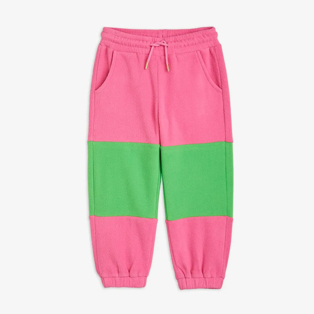 Fleece Panel Trousers Pink Green Hai Berlin Little