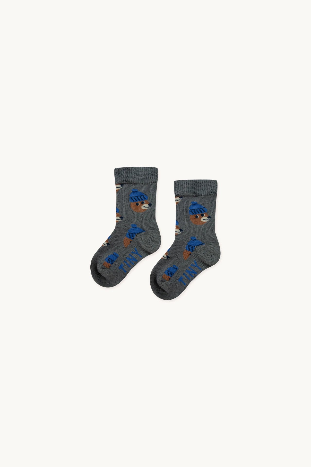 TINYCOTTONS BEARS MEDIUM SOCKS dark grey TINYCOTTONS BEARS MEDIUM SOCKS dark grey