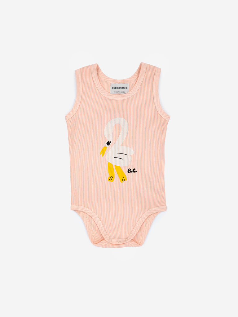 Pelican Sleveless Body Organic Cotton - Light Pink – Hai Berlin